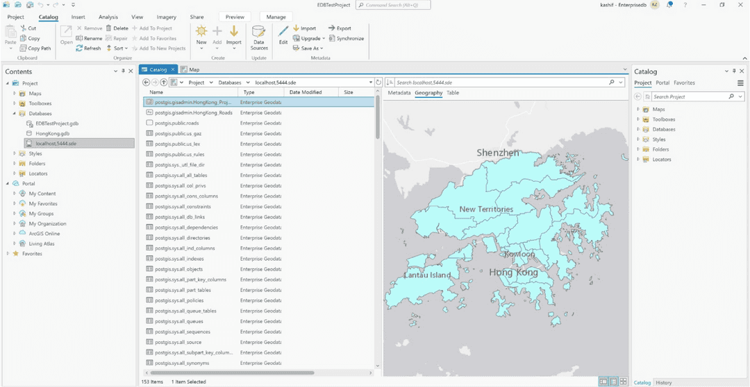 EsriImportedDataArcGISProCheckSecondMap